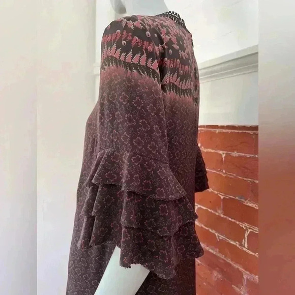 All Saints Rayen Anokhi Silk Dress - Picture 7 of 15